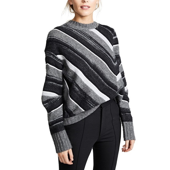 New Helmut Lang Ombre Crew Neck Sweater